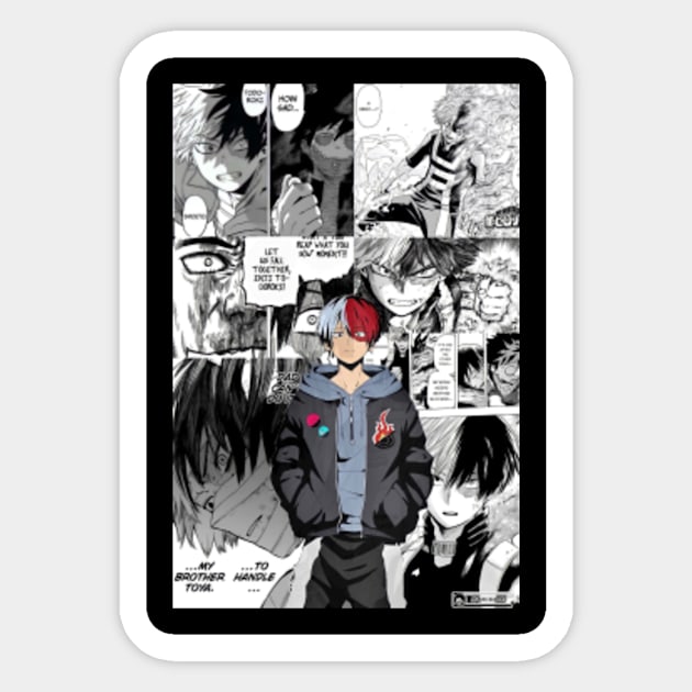 Shoto Todoroki Sticker by Jinwoo